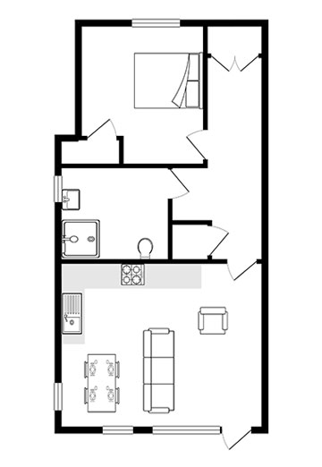 Apartment 2 floor plan