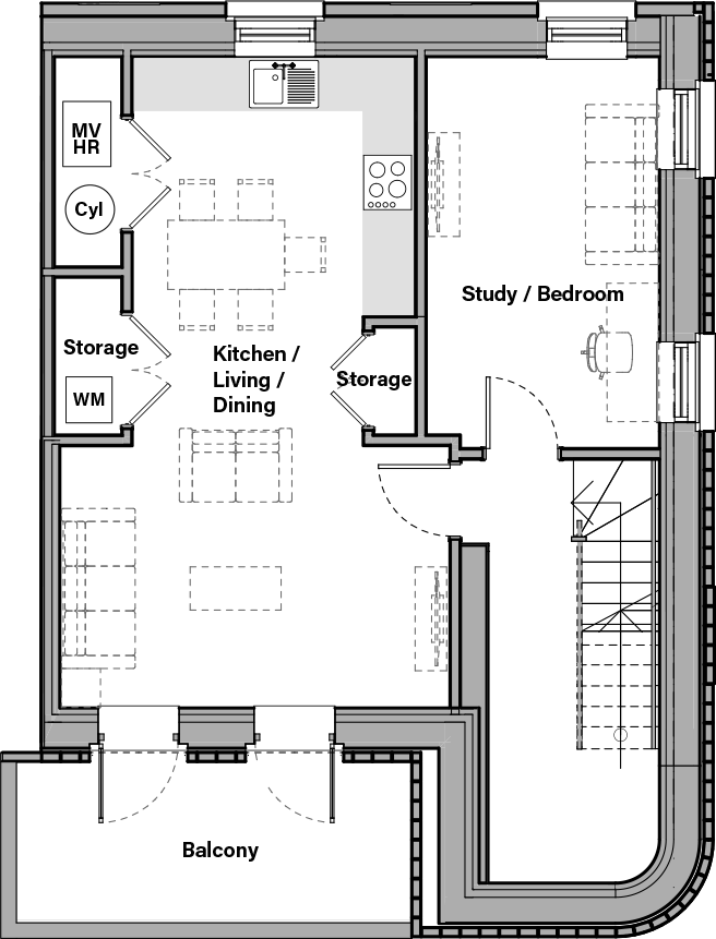 Orion north first floor plans