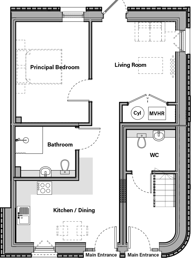 Orion north ground floor plans