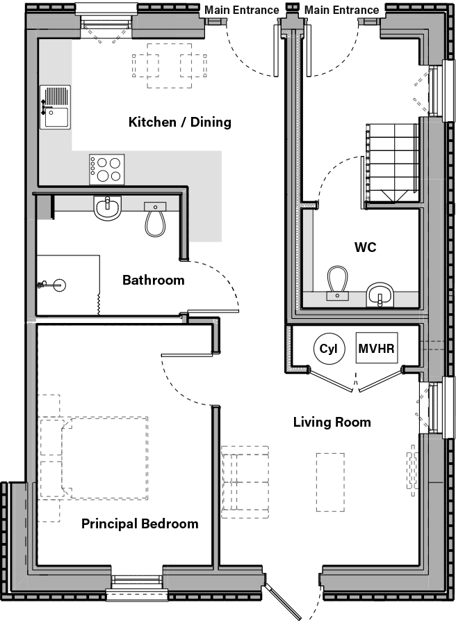 Orion south ground floor plan