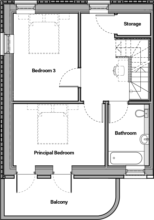Perseus south first floor plan