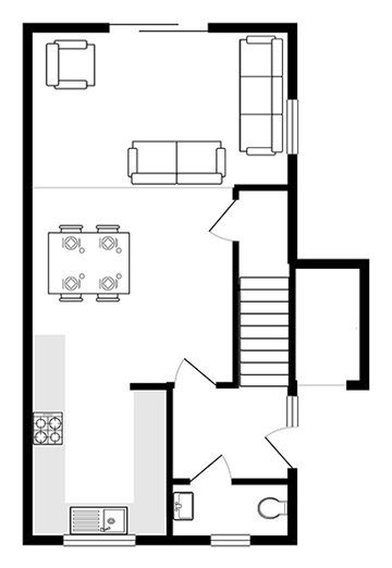 The Betony ground floor plan