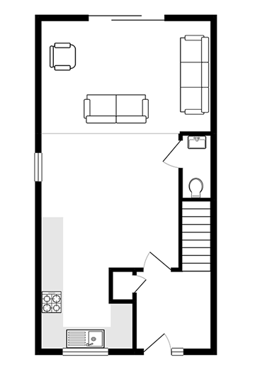 The Fern ground floor plan