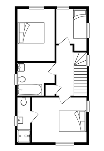 The Sage first floor plan