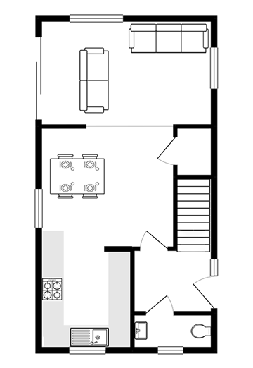 The Sundew ground floor plan